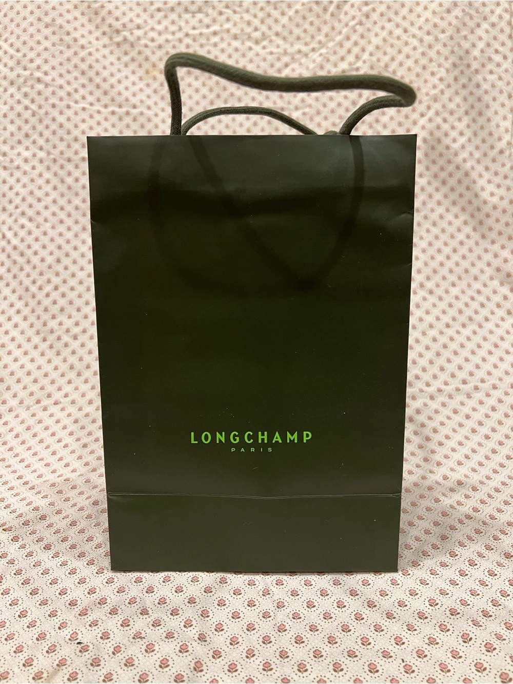 Longchamp Black Gift Bag with Green Logo - Men Bags